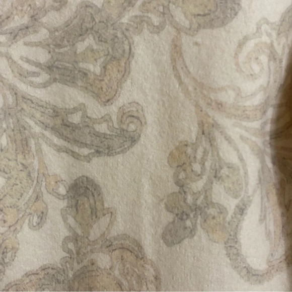 Sigrid Olsen Cream Tan Floral Wool Button Front Cardigan Sweater Small - Picture 6 of 6